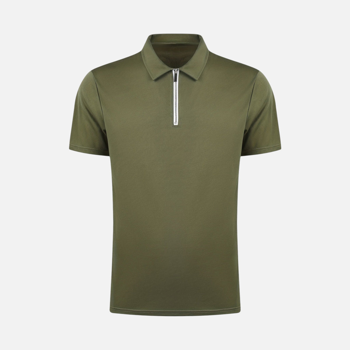 Montavero | Chemise Homme Manches Courtes – Style Col Zippé Raffiné