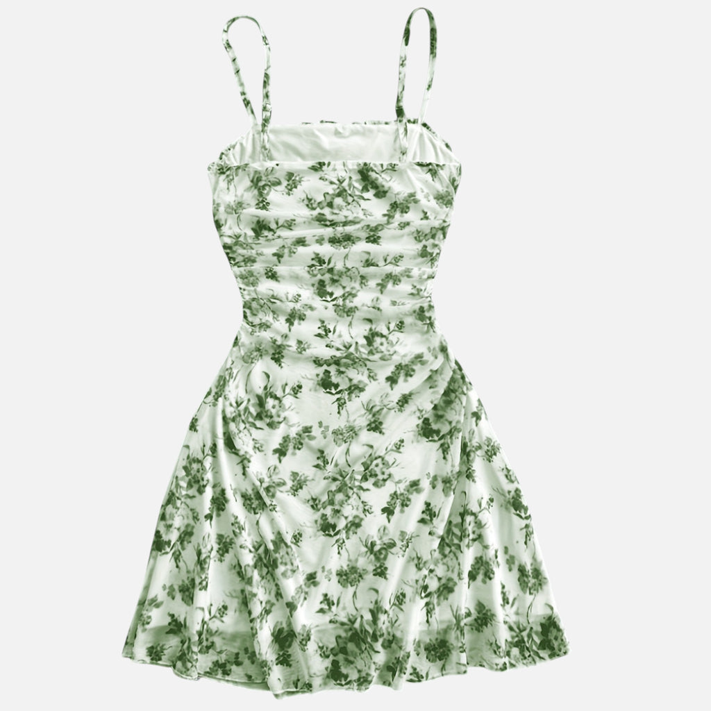 Montavero | Robe Femme Col Halter – Élégance Florale Toutes Saisons