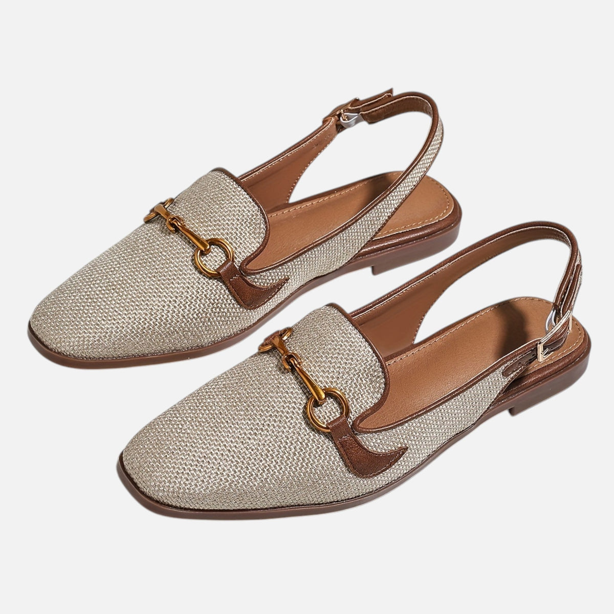 Montavero | Sandales Femme Plates – Détail Métallique Raffiné