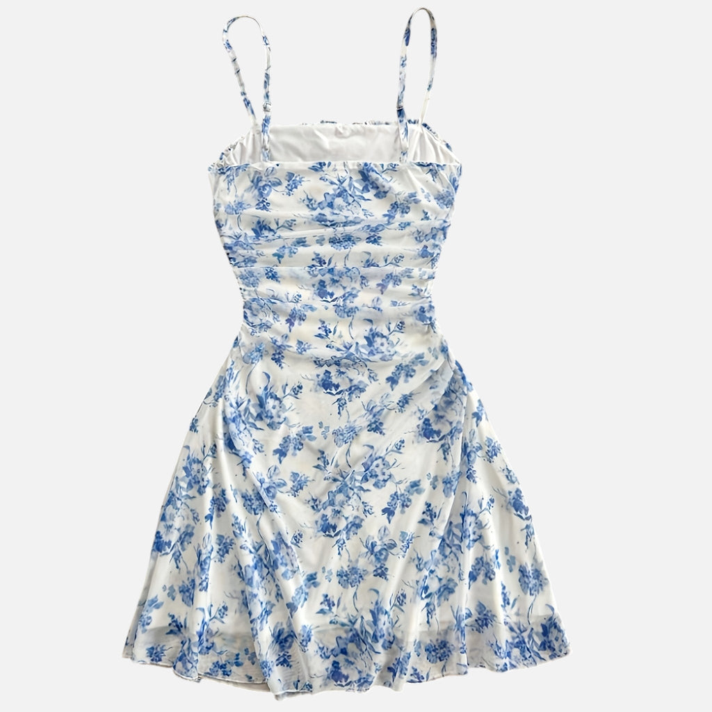 Montavero | Robe Femme Col Halter – Élégance Florale Toutes Saisons