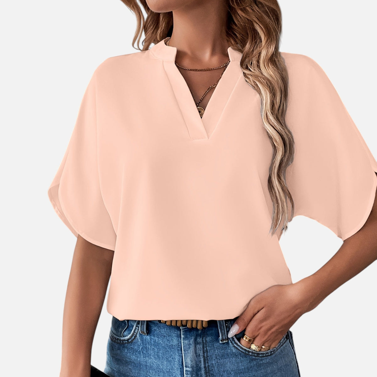 Montavero | Chemise Femme Manches Courtes – Élégance Minimaliste