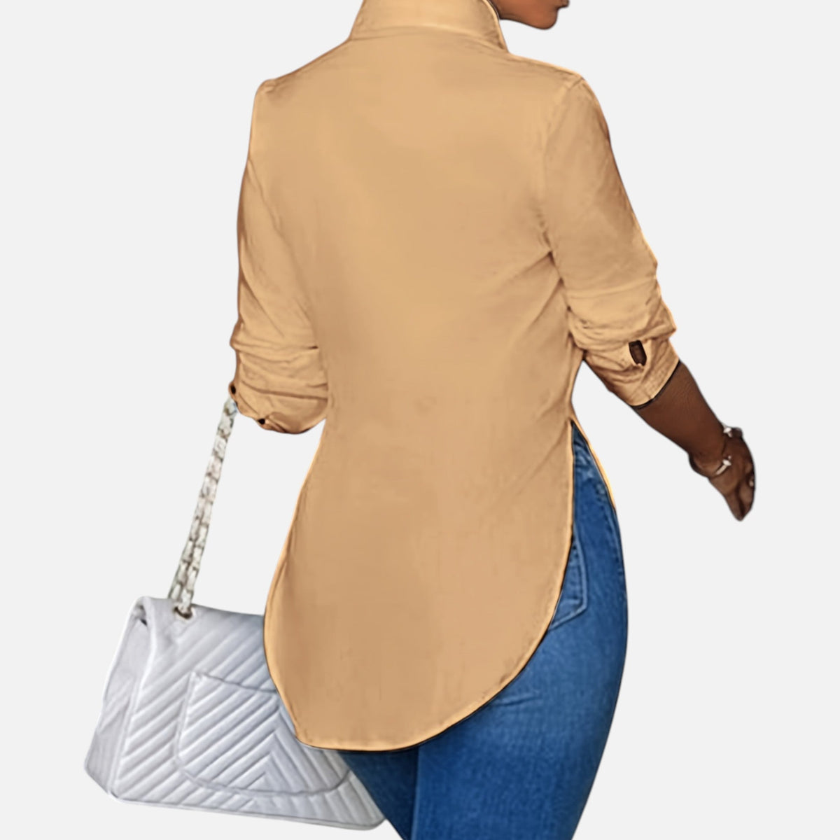 Montavero | Blouse Femme Boutonnée – Élégance Professionnelle Raffinée