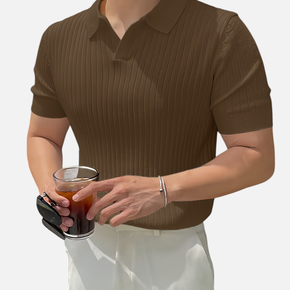 Montavero | Polo Homme Manches Courtes – Style Maille Raffinée