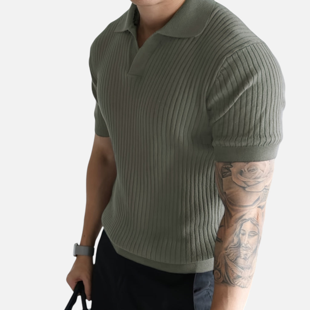 Montavero | Polo Homme Manches Courtes – Style Maille Raffinée