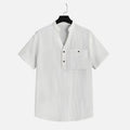 Montavero | Chemise Homme Été – Style Minimaliste Col Ouvert