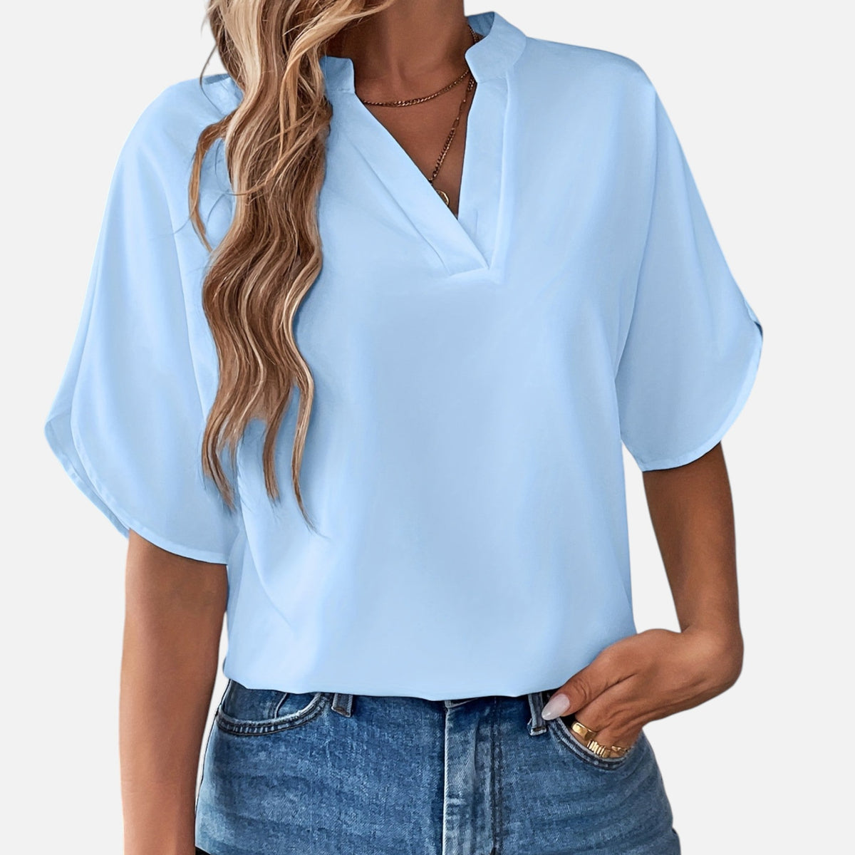 Montavero | Chemise Femme Manches Courtes – Élégance Minimaliste