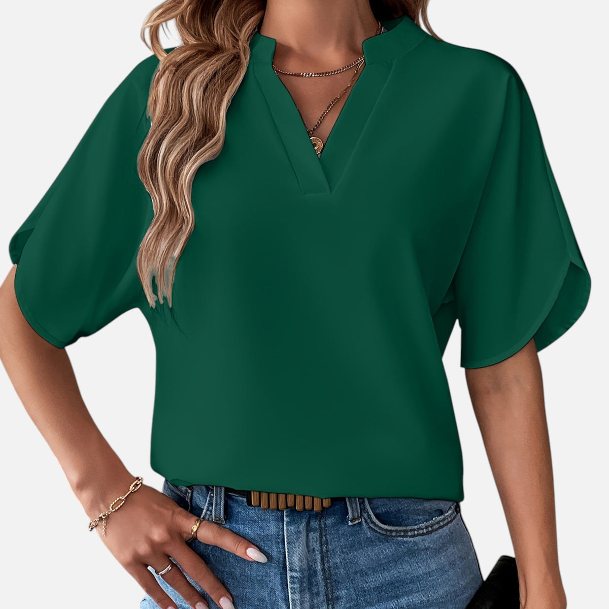 Montavero | Chemise Femme Manches Courtes – Élégance Minimaliste