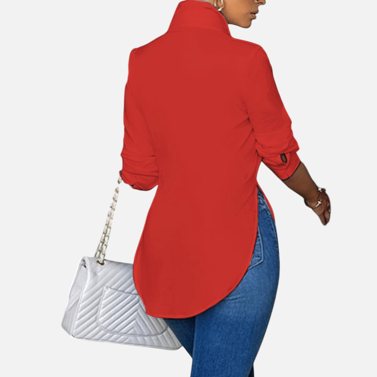 Montavero | Blouse Femme Boutonnée – Élégance Professionnelle Raffinée