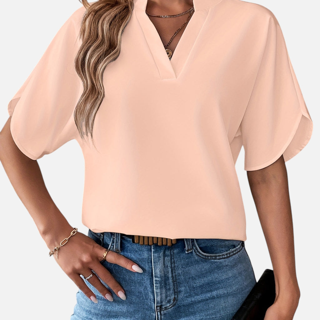Montavero | Chemise Femme Manches Courtes – Élégance Minimaliste