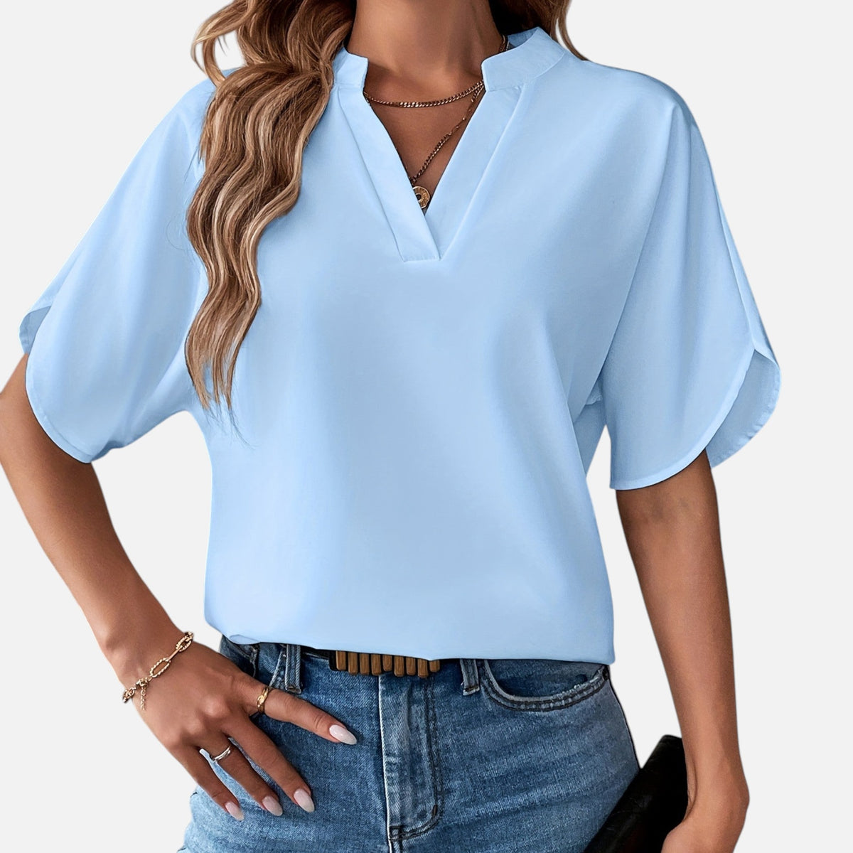 Montavero | Chemise Femme Manches Courtes – Élégance Minimaliste