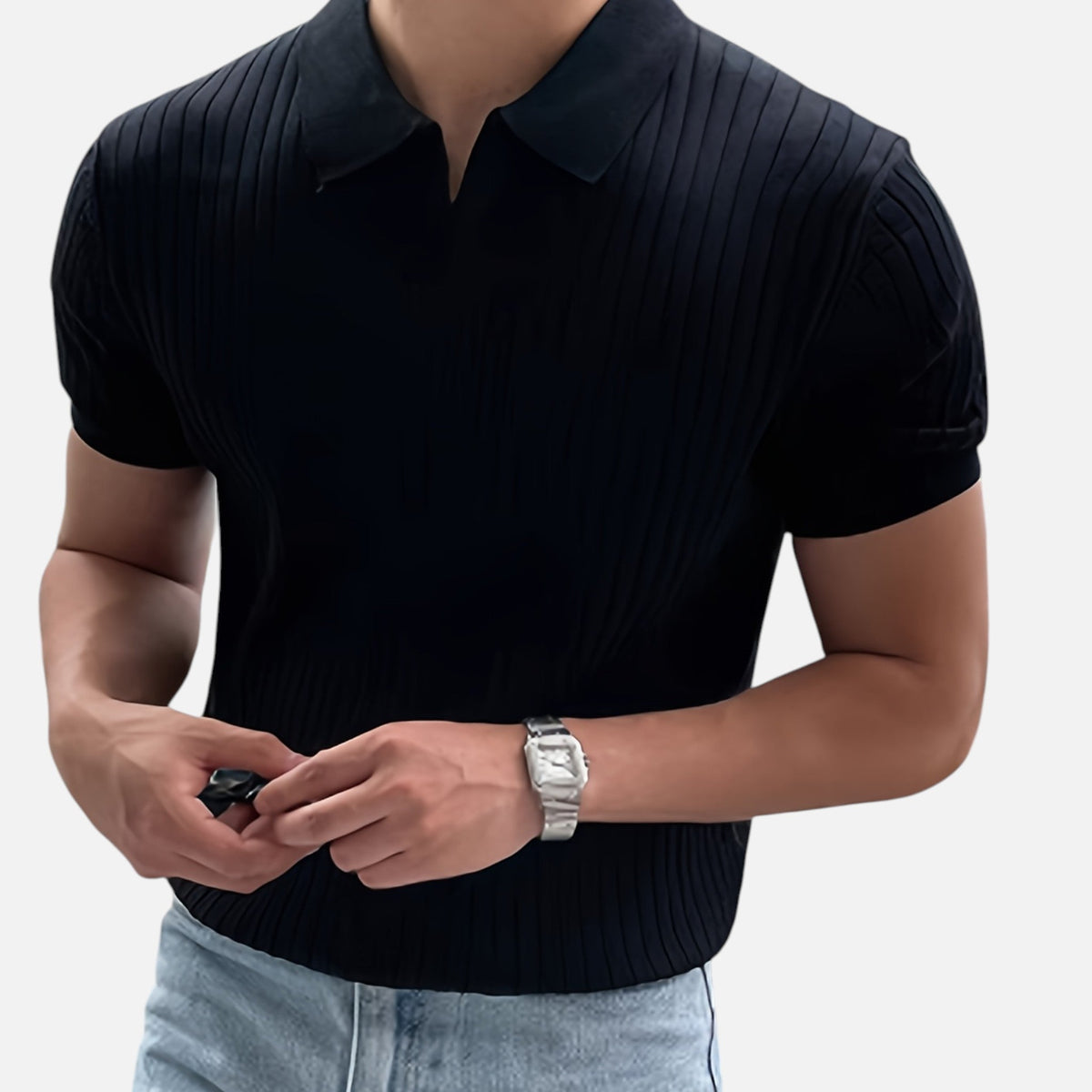 Montavero | Polo Homme Manches Courtes – Style Maille Raffinée