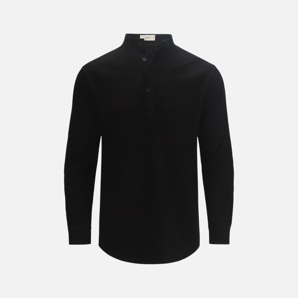 Montavero | Chemise Homme Manches Longues – Style Lin Coton Mélangé