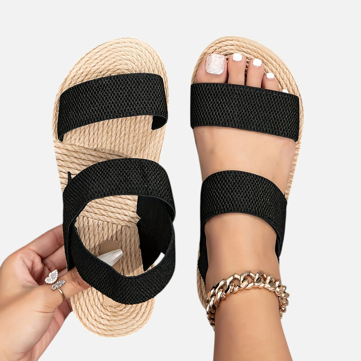 Montavero | Sandales Compensées Femme – Élégance Classique
