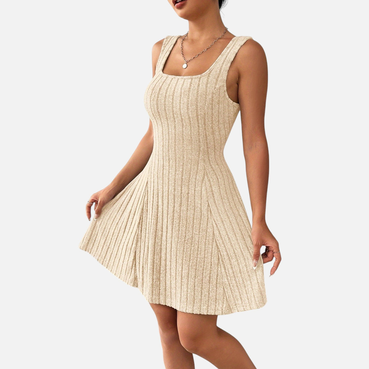 Montavero | Ensemble Robe Femme – Style Maille Côtelée Élégante