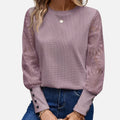 Montavero | Blouse Femme Printemps – Style Kaki Dentelle Raffinée