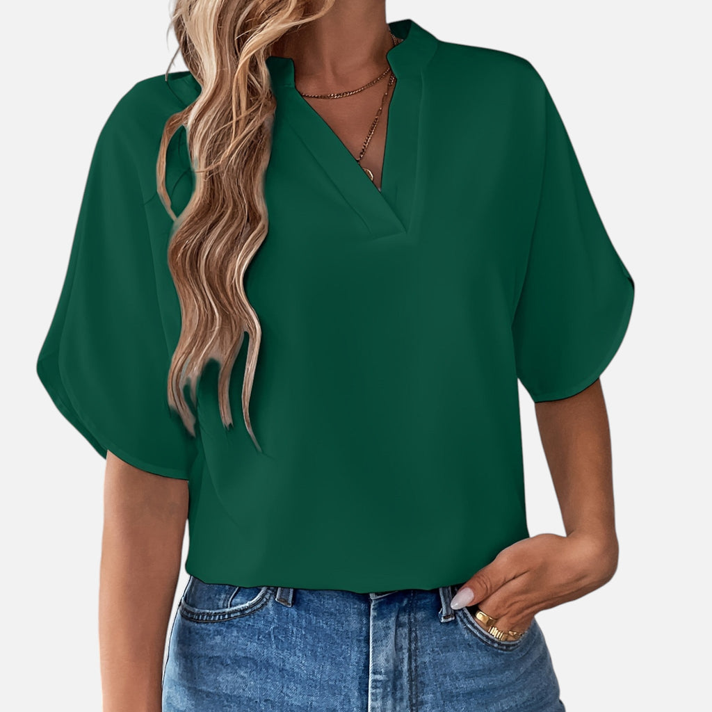 Montavero | Chemise Femme Manches Courtes – Élégance Minimaliste