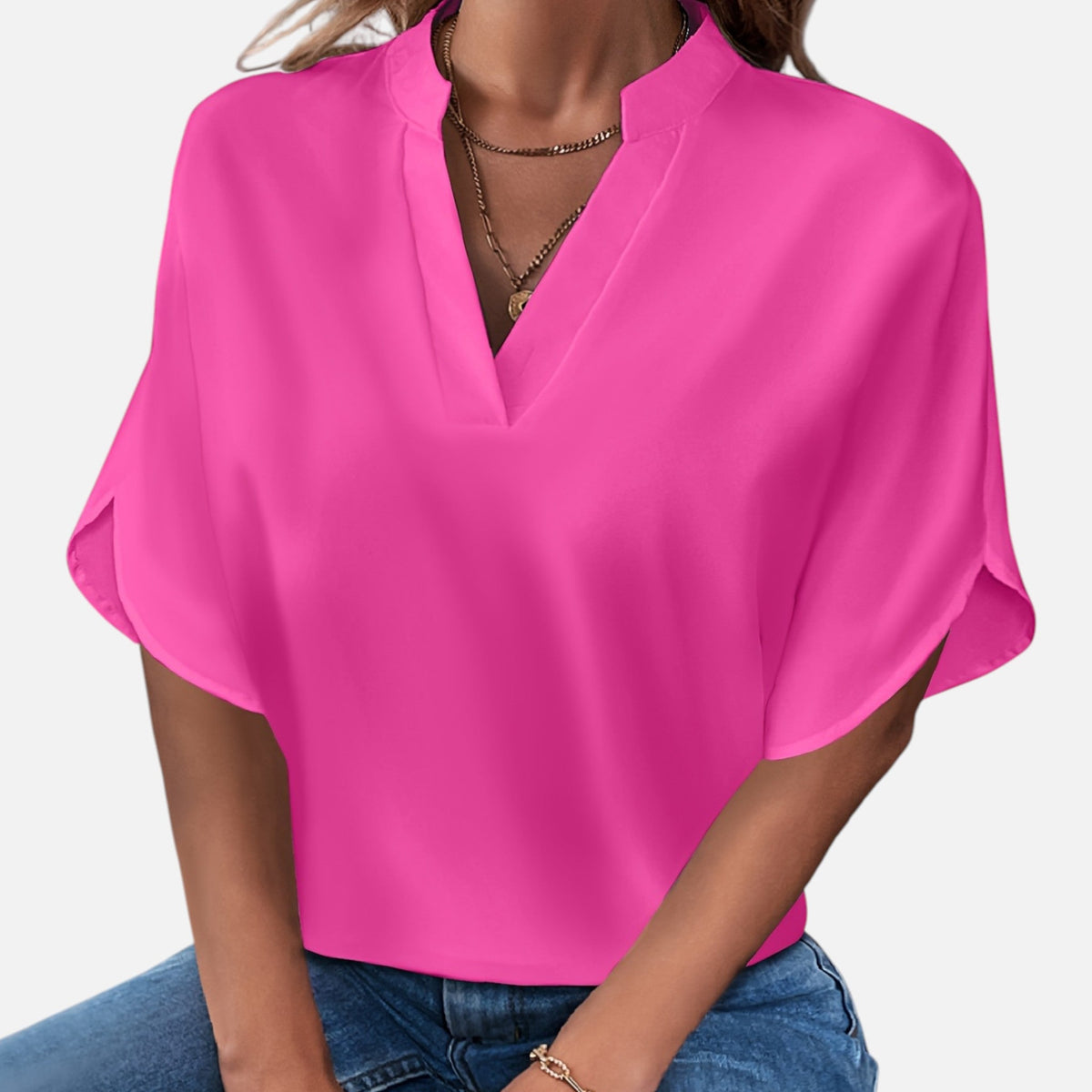 Montavero | Chemise Femme Manches Courtes – Élégance Minimaliste
