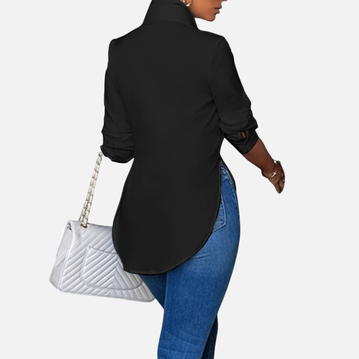 Montavero | Blouse Femme Boutonnée – Élégance Professionnelle Raffinée