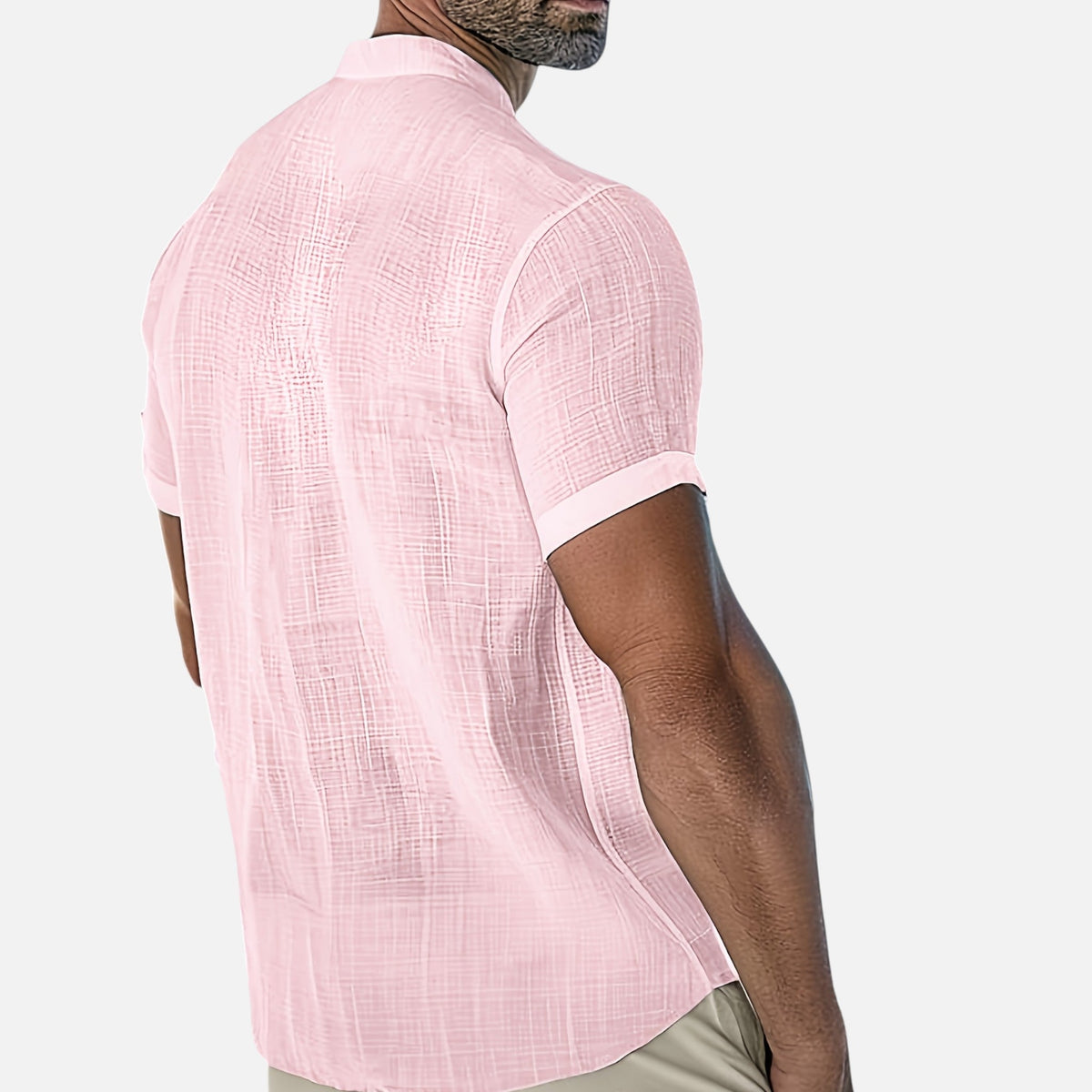 Montavero | Chemise Homme Été – Style Minimaliste Col Ouvert