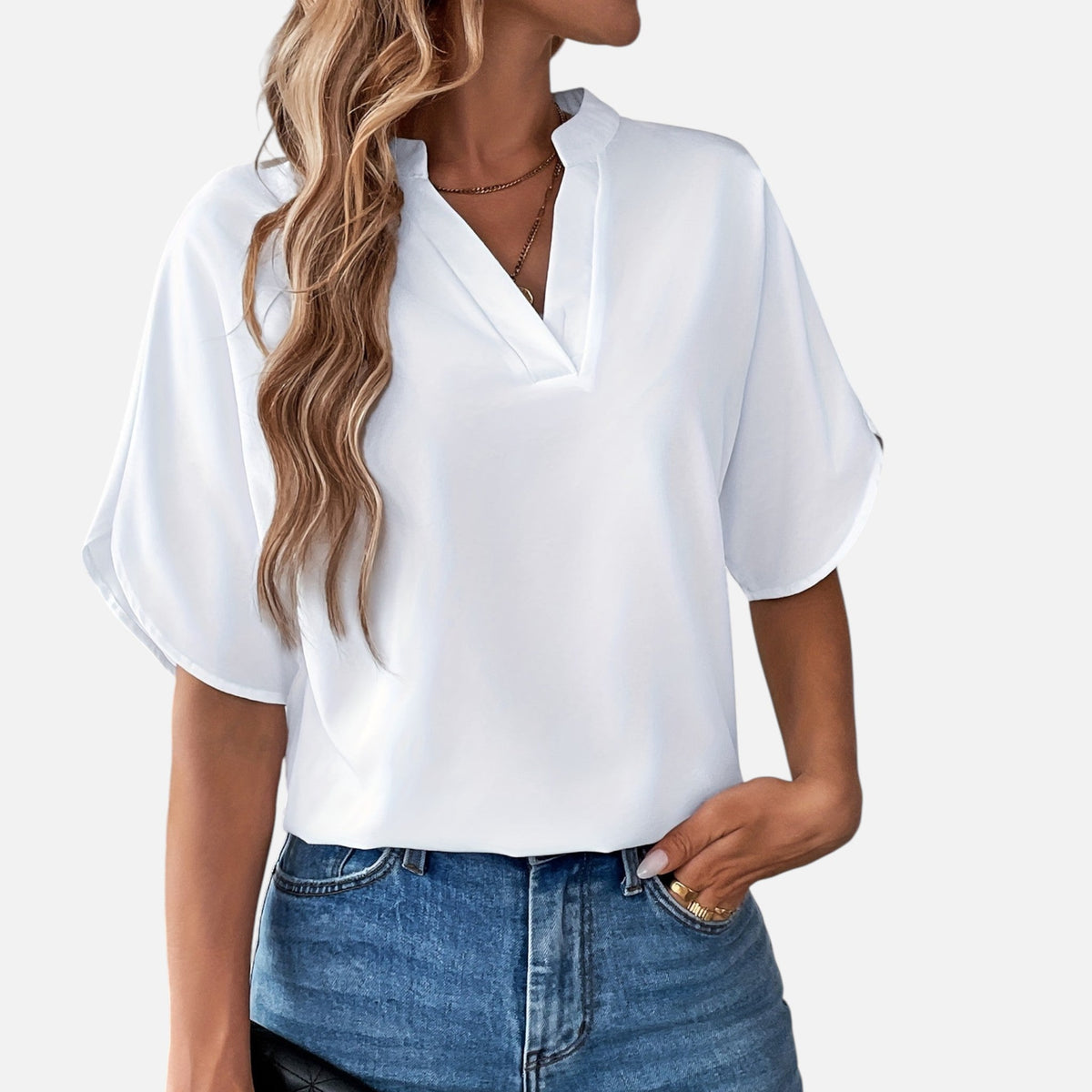 Montavero | Chemise Femme Manches Courtes – Élégance Minimaliste