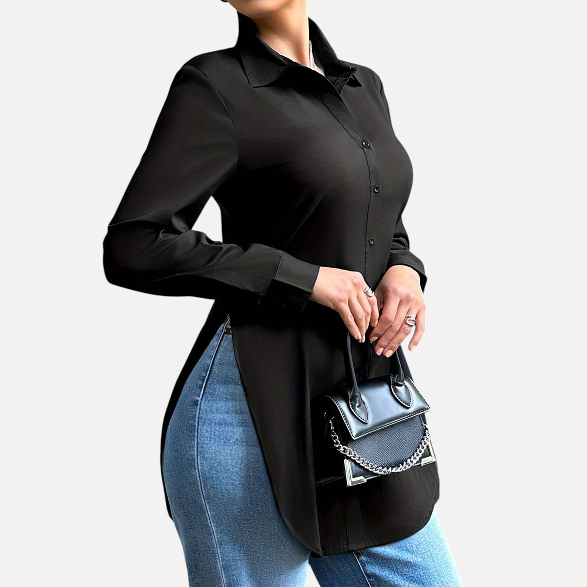 Montavero | Blouse Femme Boutonnée – Élégance Professionnelle Raffinée