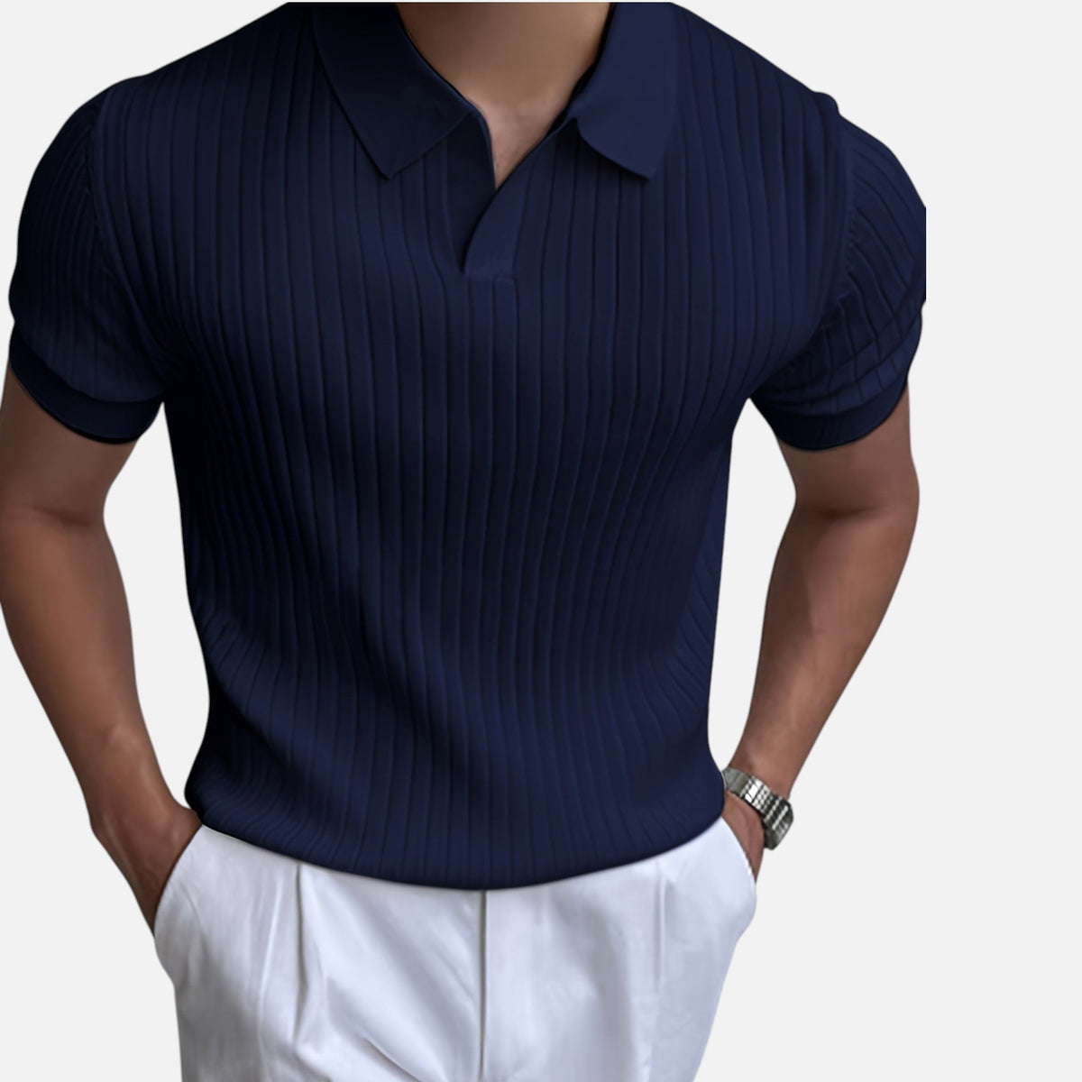 Montavero | Polo Homme Manches Courtes – Style Maille Raffinée