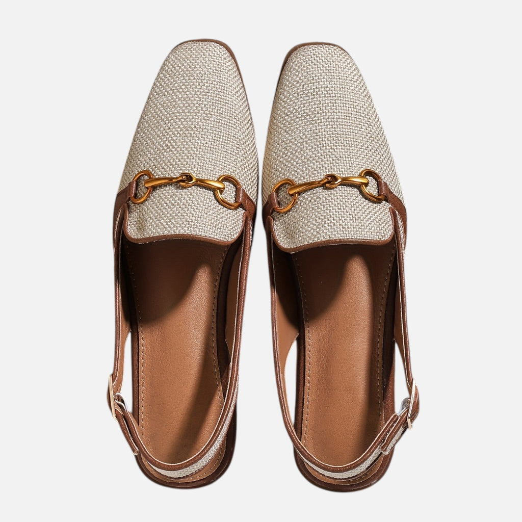 Montavero | Sandales Femme Plates – Détail Métallique Raffiné