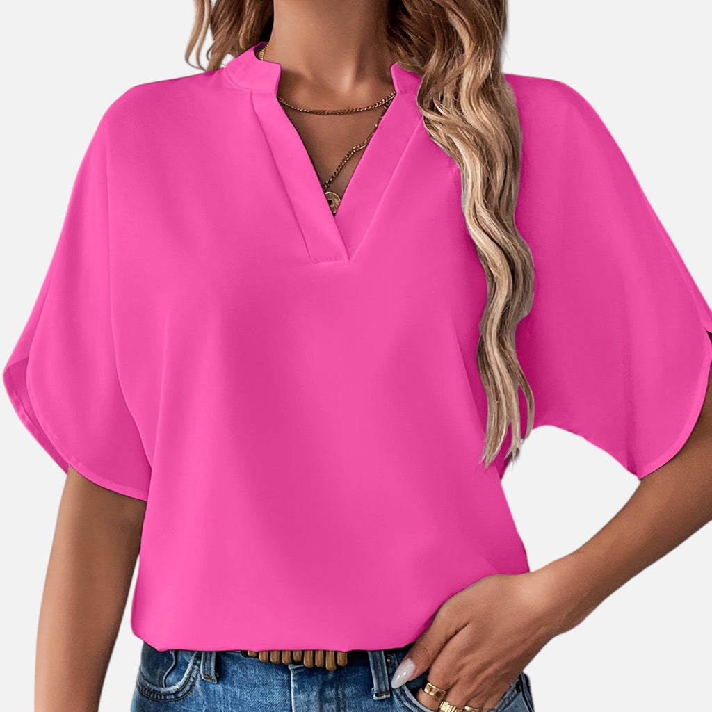 Montavero | Chemise Femme Manches Courtes – Élégance Minimaliste