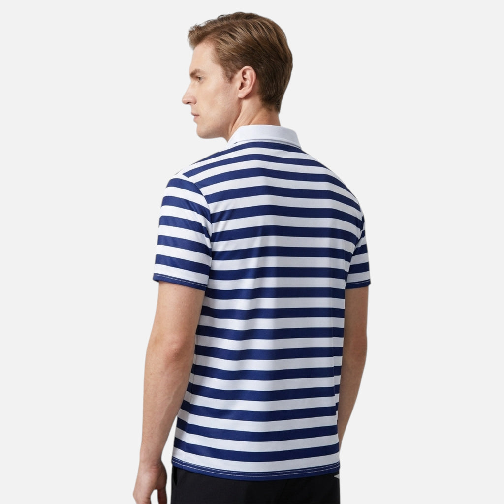 Montavero | Polo Homme Rayé – Élégance Estivale Décontractée
