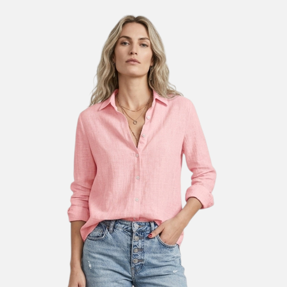 Montavero | Chemise Femme Coupe Ample – Style Européen Raffiné