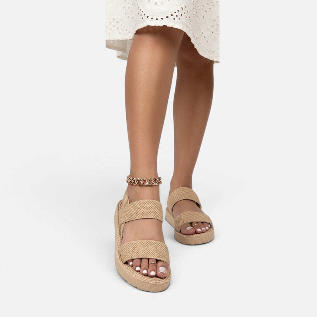 Montavero | Sandales Compensées Femme – Élégance Classique