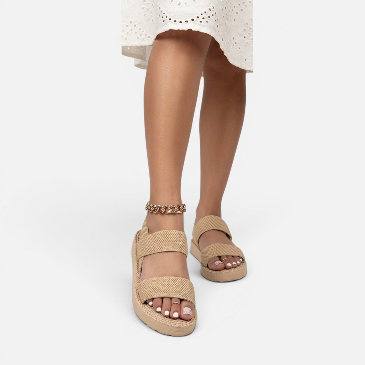 Montavero | Sandales Compensées Femme – Élégance Classique