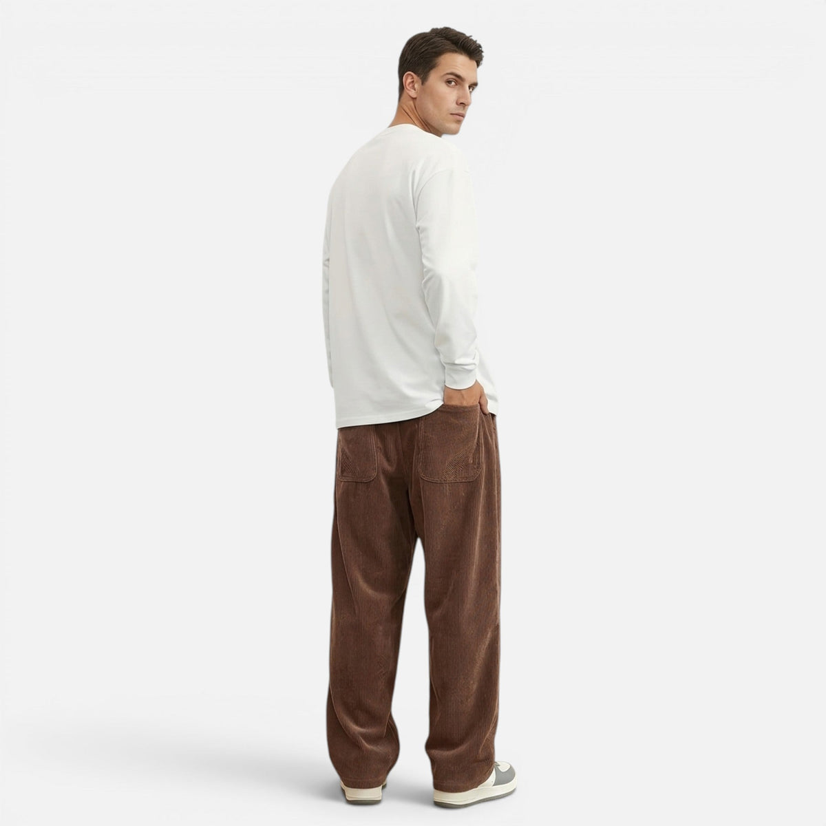 Montavero | Pantalon Homme Velours Côtelé – Style Rétro Élégant