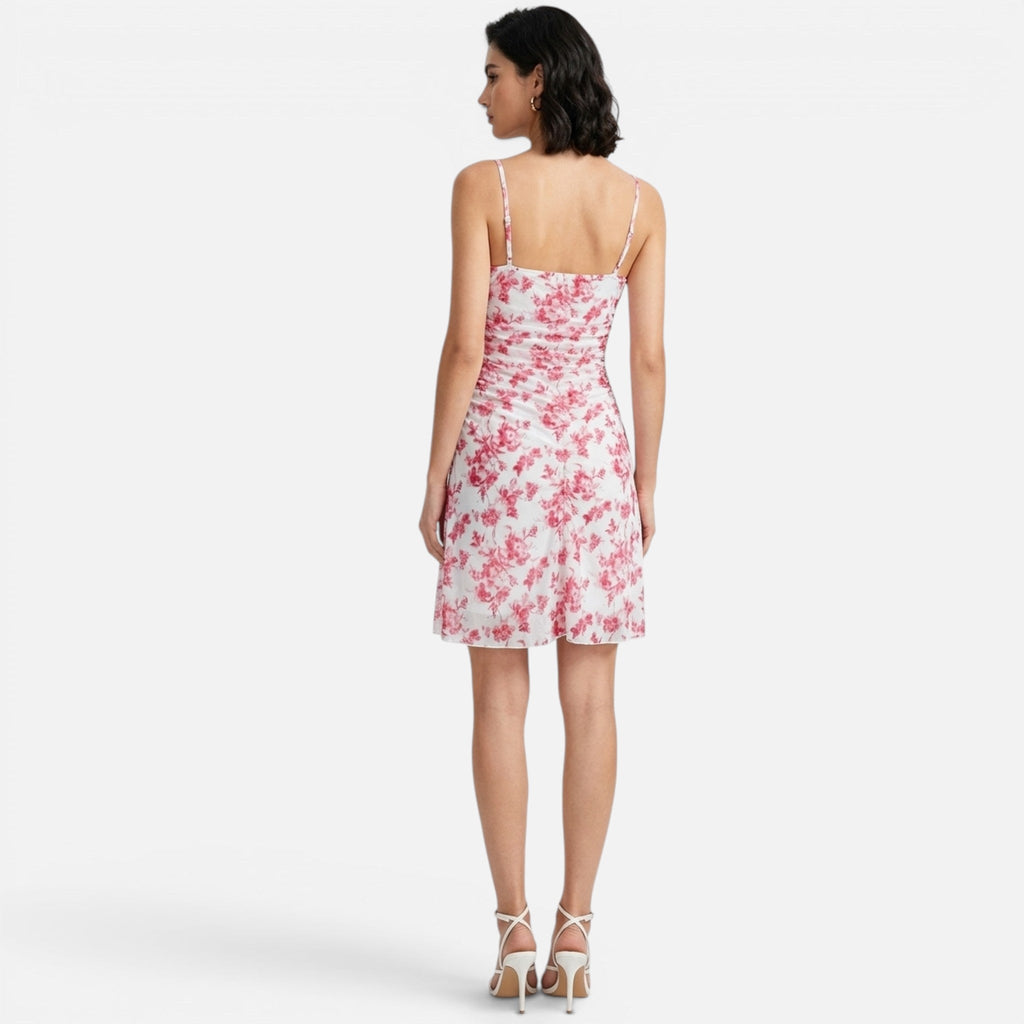 Montavero | Robe Femme Col Halter – Élégance Florale Toutes Saisons