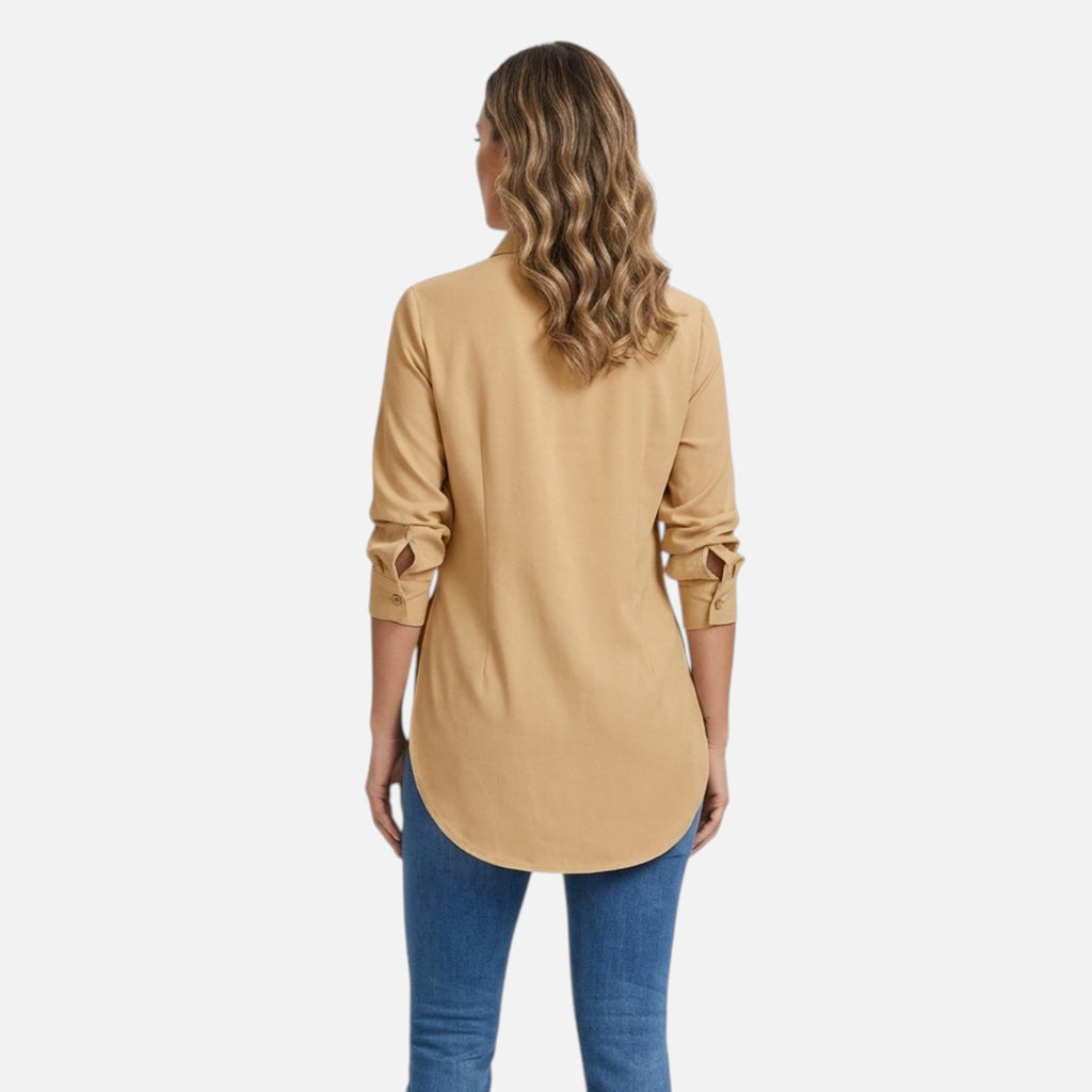 Montavero | Blouse Femme Boutonnée – Élégance Professionnelle Raffinée