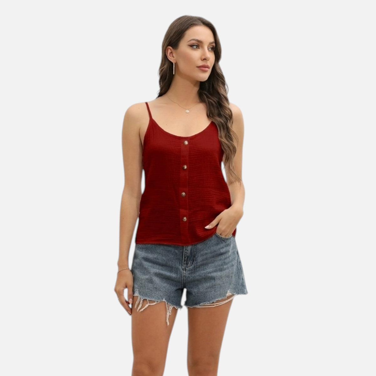 Montavero | Blouse Femme Bretelles Fines – Élégance Minimaliste
