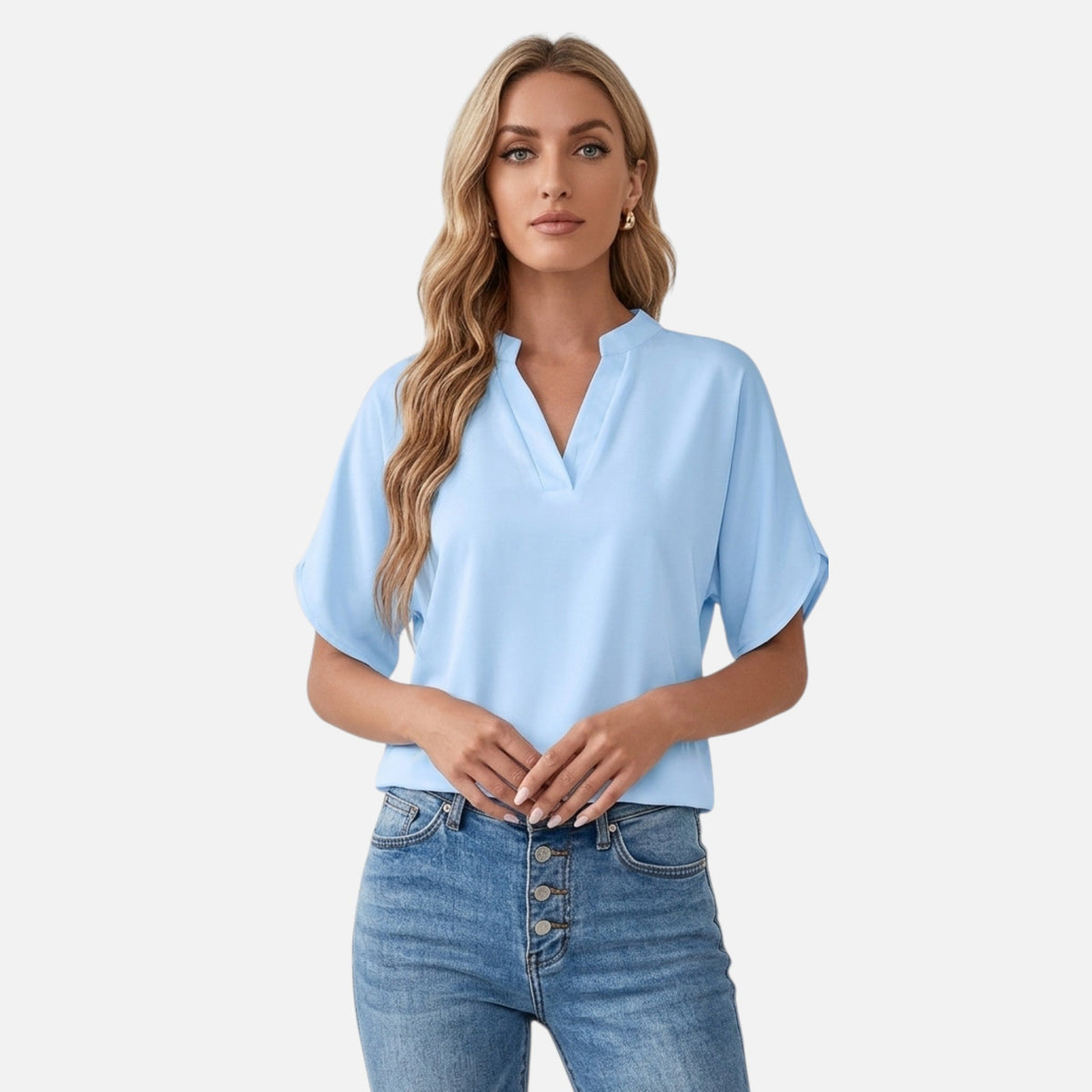 Montavero | Chemise Femme Manches Courtes – Élégance Minimaliste