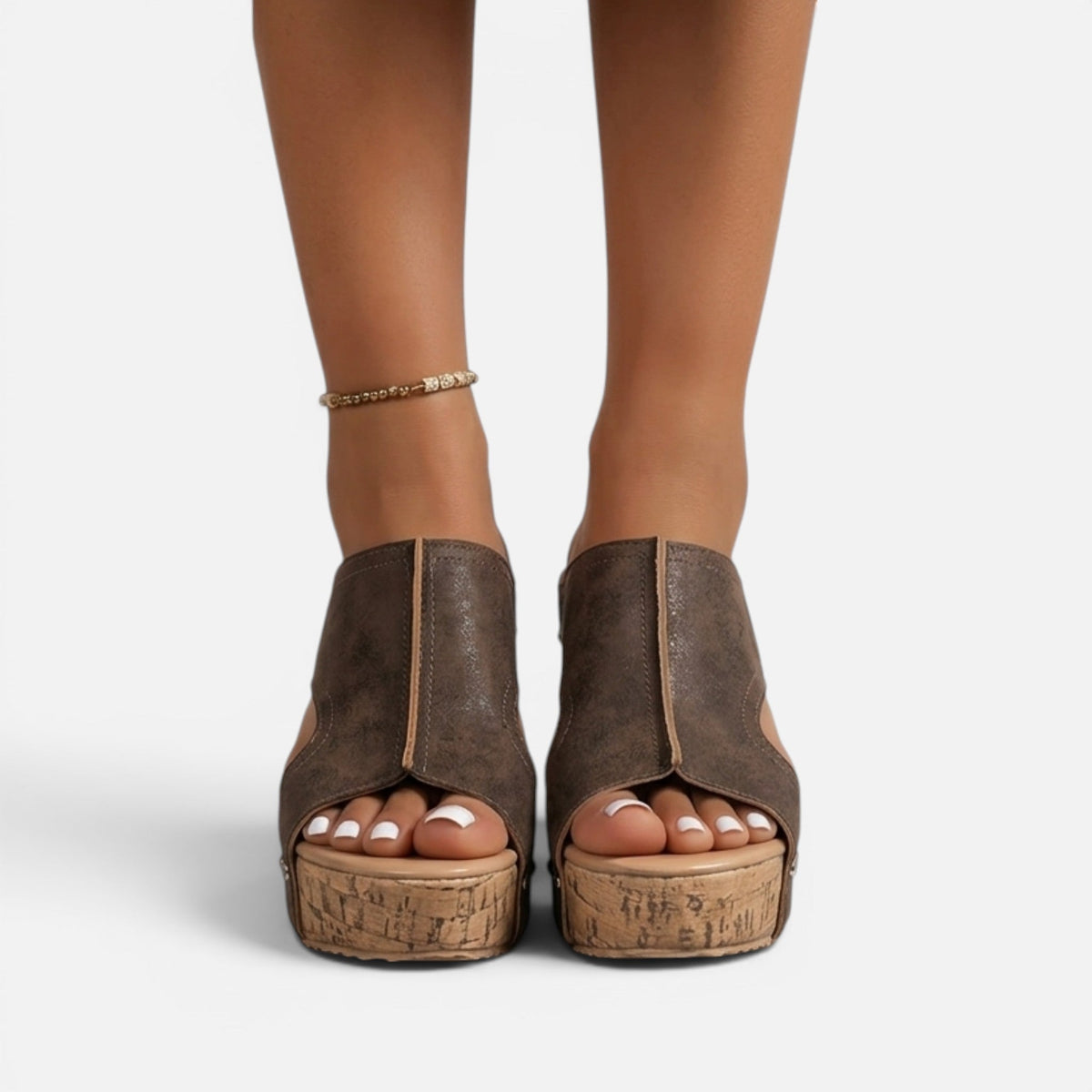 Montavero | Sandales Compensées Femme – Style Rétro Élégant