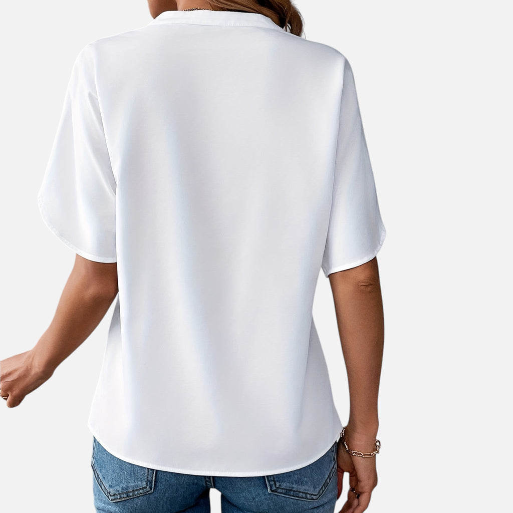 Montavero | Chemise Femme Manches Courtes – Élégance Minimaliste