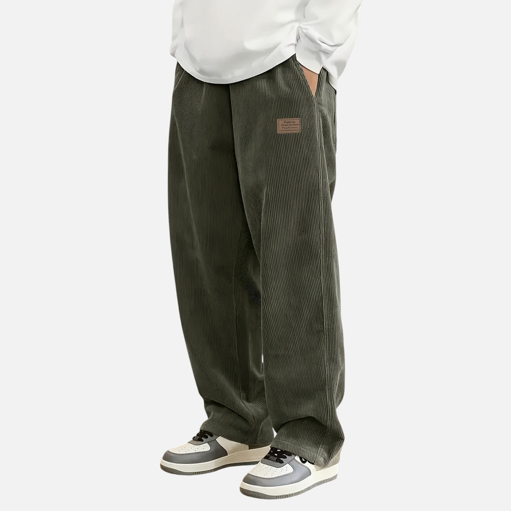 Montavero | Pantalon Homme Velours Côtelé – Style Rétro Élégant