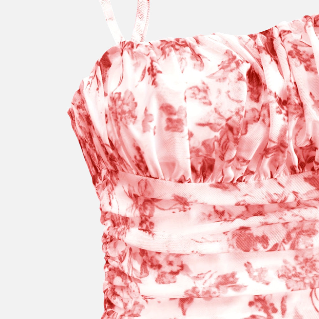 Montavero | Robe Femme Col Halter – Élégance Florale Toutes Saisons