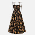 Montavero | Robe Femme Bustier Cœur – Imprimé Floral Élégant