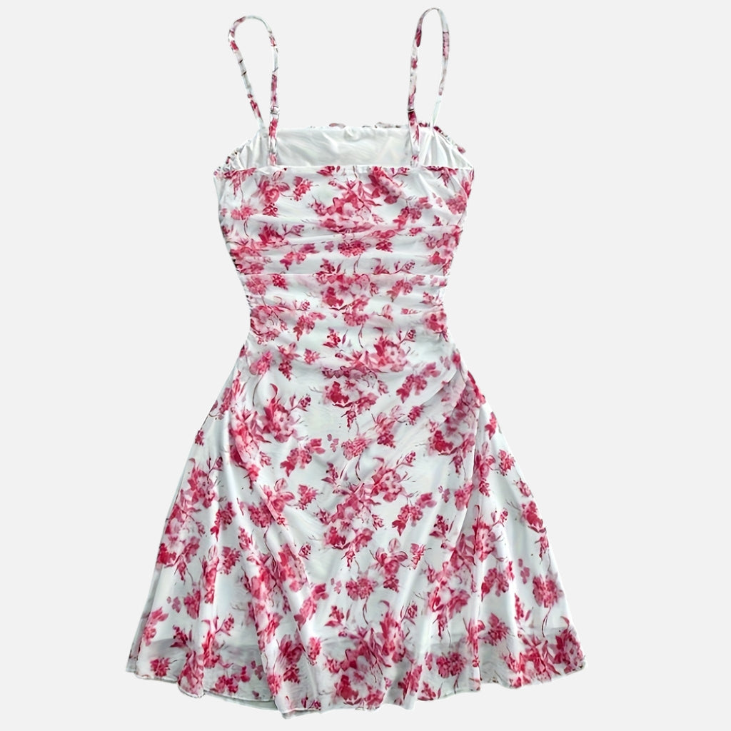 Montavero | Robe Femme Col Halter – Élégance Florale Toutes Saisons