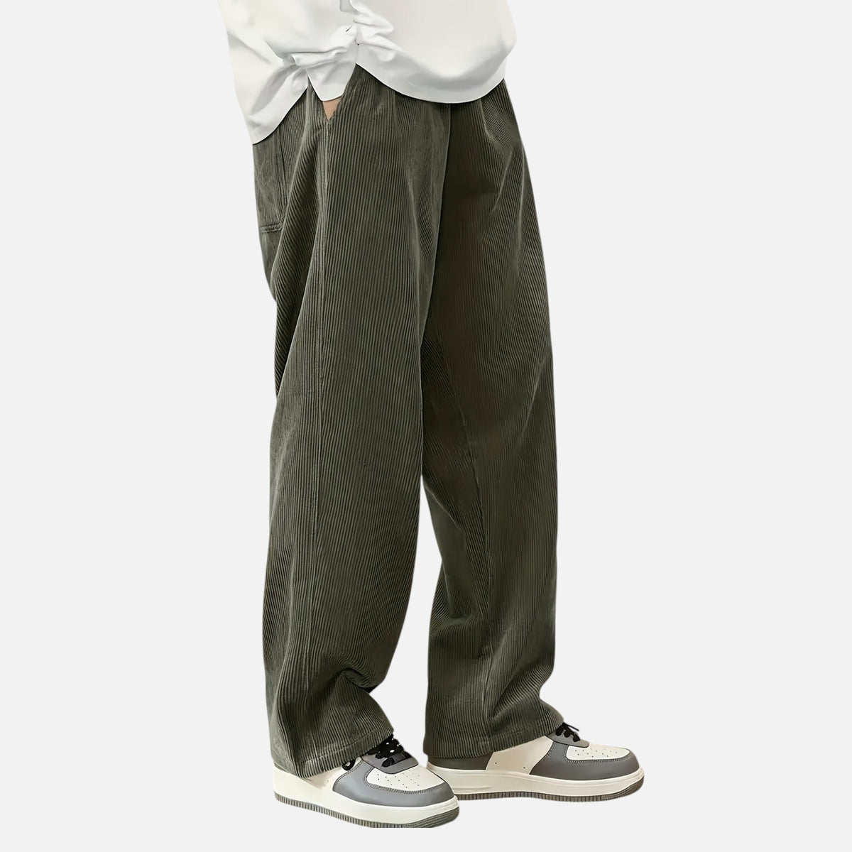 Montavero | Pantalon Homme Velours Côtelé – Style Rétro Élégant