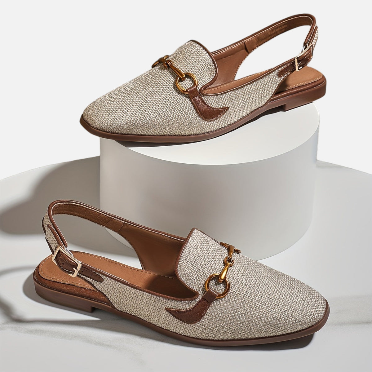 Montavero | Sandales Femme Plates – Détail Métallique Raffiné
