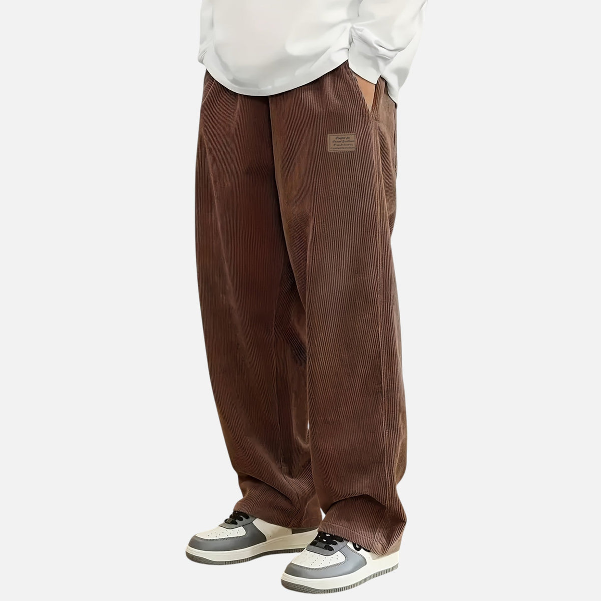 Montavero | Pantalon Homme Velours Côtelé – Style Rétro Élégant