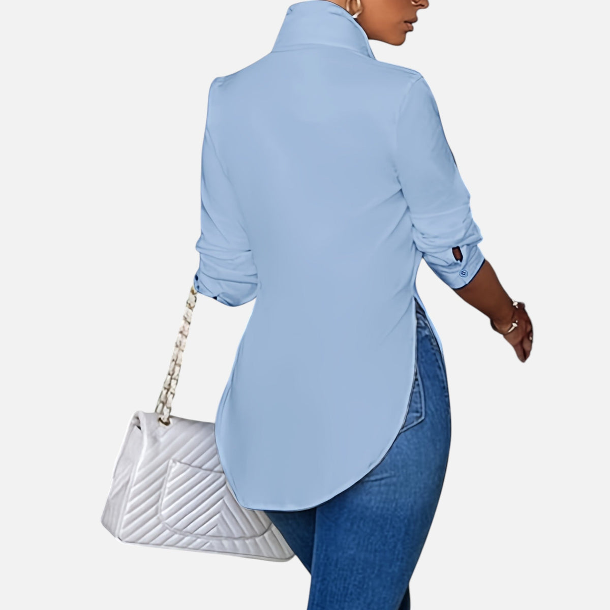 Montavero | Blouse Femme Boutonnée – Élégance Professionnelle Raffinée