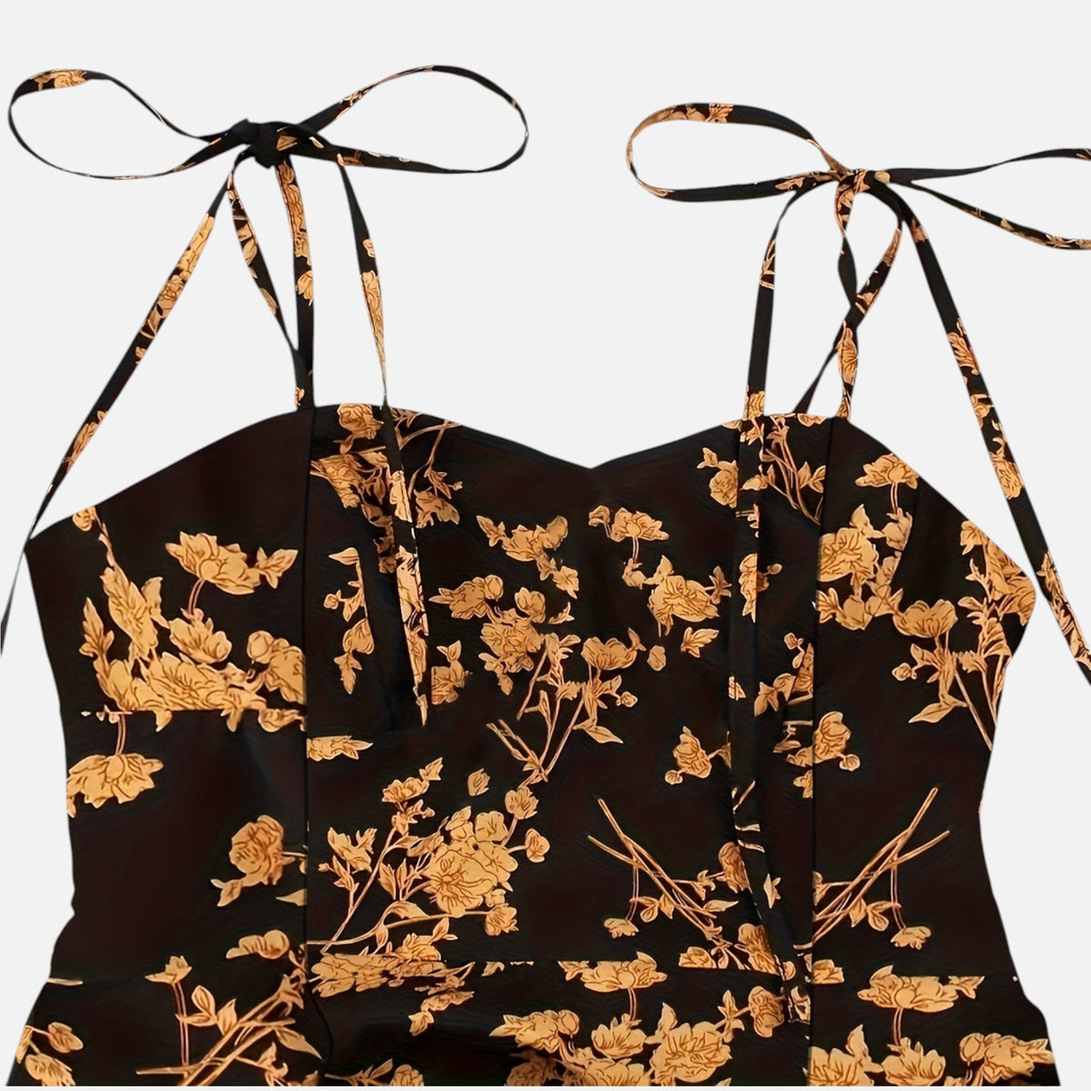 Montavero | Robe Femme Bustier Cœur – Imprimé Floral Élégant