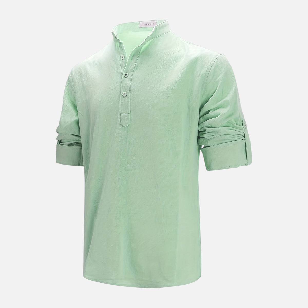 Montavero | Chemise Homme Manches Longues – Style Lin Coton Mélangé