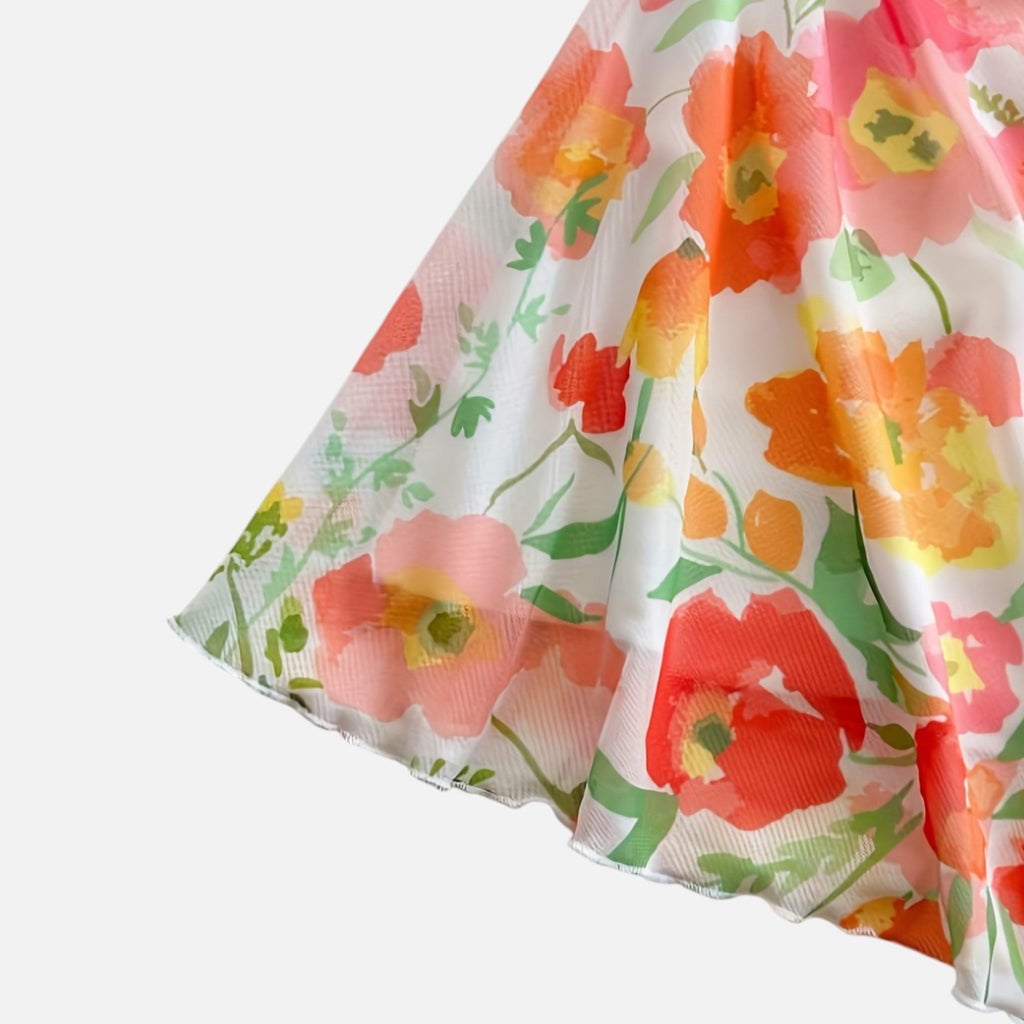 Montavero | Robe Femme Col Halter – Élégance Florale Toutes Saisons